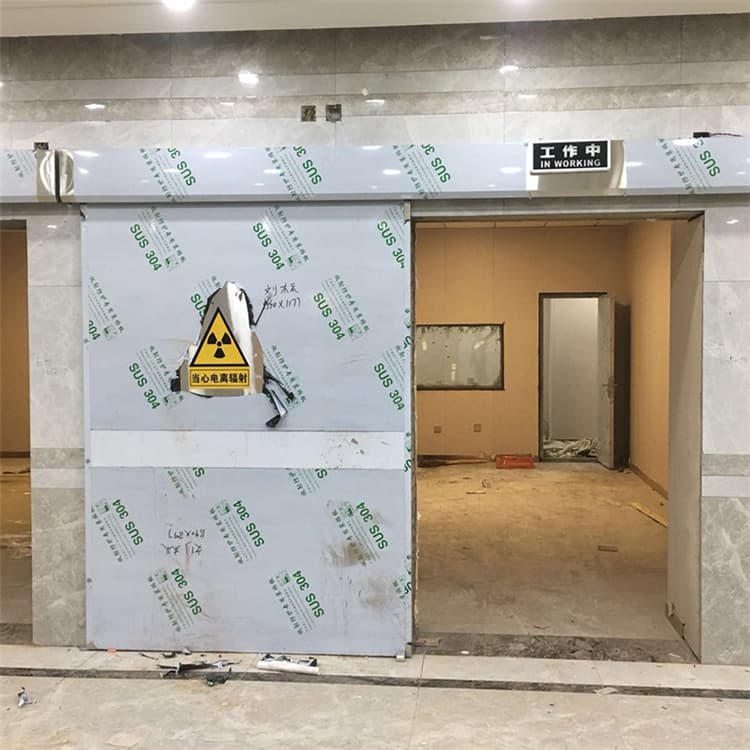 竞秀双扇电动防护铅门